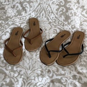 Set of Charlotte Russe Flip Flops